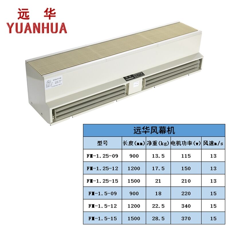 广州远华风幕机厂家价格报价