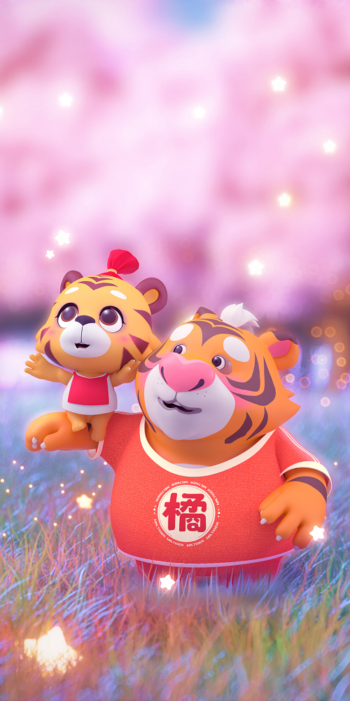 老虎是百兽之王,在大众认知中是凶猛,威武,强大的形象,而虎大橘多