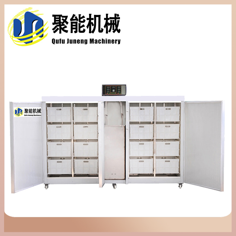 全自動(dòng)豆芽機(jī)視頻 雙開門全自動(dòng)豆芽機(jī) 聚能豆制品設(shè)備