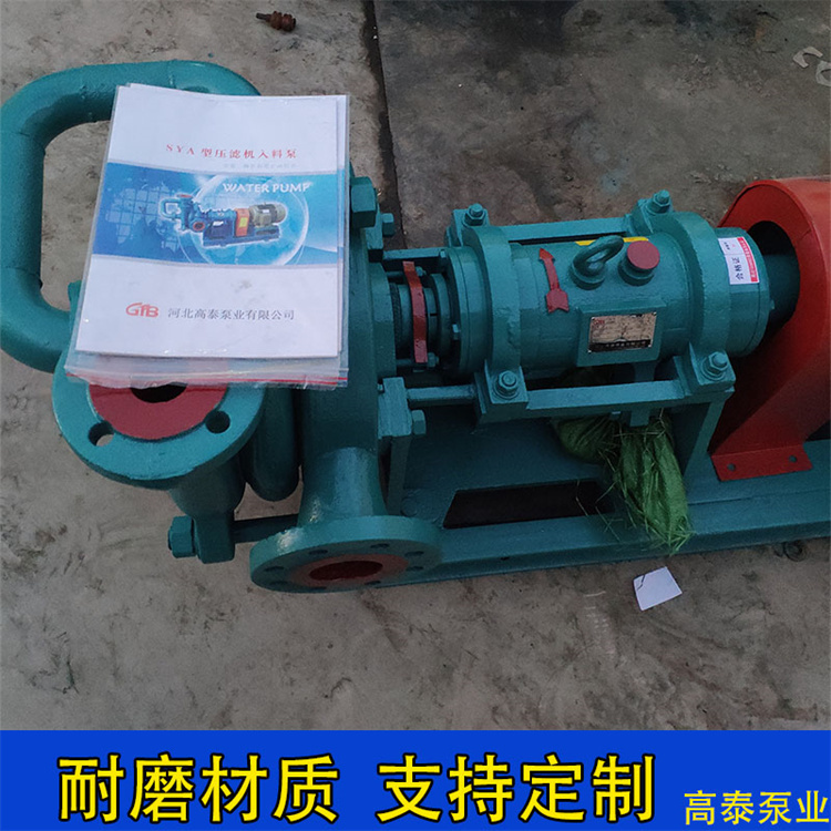 压滤机给料泵河北出产