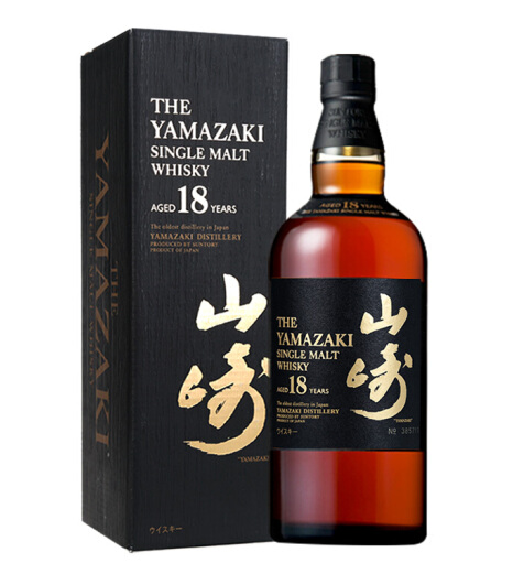 山崎 18年 空瓶 空箱