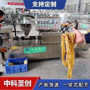 大豆榨油豆皮机器 豆油坊深加工设备 多功能素牛排鸡翅机价格