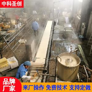 制作豆腐皮的机器 大型豆腐皮机器价格 数控调速豆腐皮生产线
